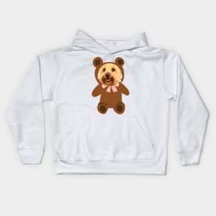 Funny Dog Art Kids Hoodie